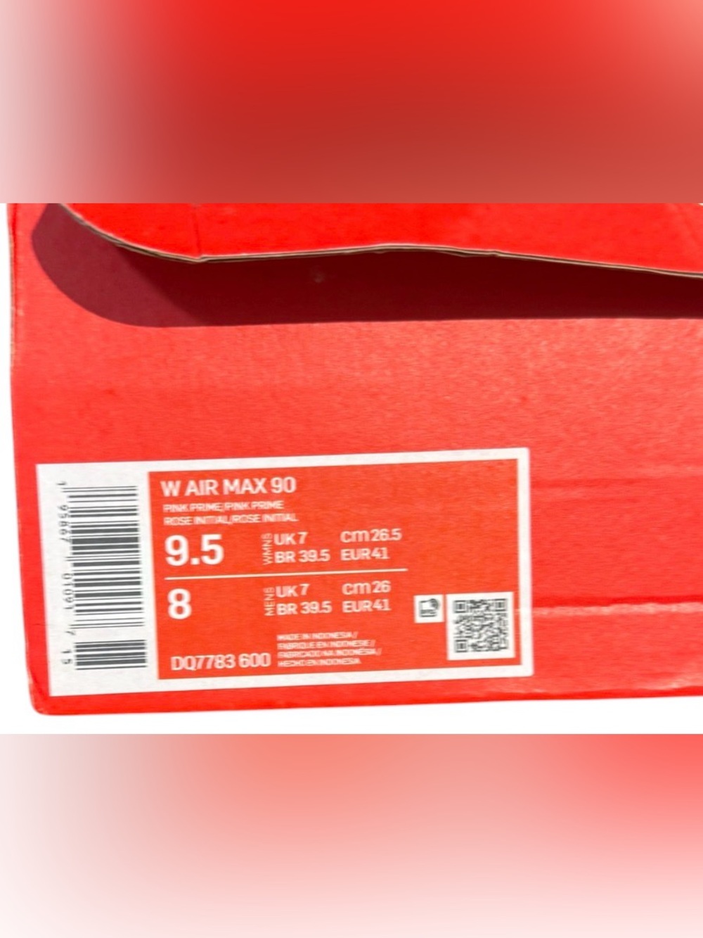 Nike Air Max Women's Pink Athletic Sneakers - Picture 6 of 6